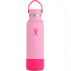 Hydro Flask Limitied Edition Prism Pop Standard Mouth Bottle with Boot, Bubblegum, 21 oz, NEONS21SX628