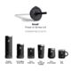 Hydro Flask Press-In Straw Lid, Black, Small, PISLS001