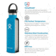 Hydro Flask Standard Mouth, Stone, 18 oz., S18SX010