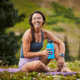 Hydro Flask Wide Mouth Bottle with Straw Lid, Pacific, 32 oz., W32BSW415