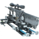 Hyskore Black Gun Machine Shooting Rest, Black, 30185