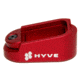 HYVE Technologies Magazine Extension Base Pad, Glock 26, 2-Round, Red G26-E2-2