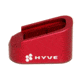 HYVE Technologies Magazine Extension Base Pad, Glock 42, 2-Round, Red G42-E2-2
