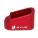 HYVE Technologies Magazine Extension Base Pad, Glock 42, 2-Round, Red, Small, G42-E2-2