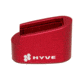 USED HYVE Technologies Magazine Extension Base Pad, Smith &amp; Wesson M&amp;P Shield .45, 1-Round, Red, Small, S45-E1-2, EDEMO1, Condition Parts Only/Salvage, Defective