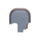 HYVE Technologies Slide Cover Plate, Smith &amp; Wesson M&amp;P Shield 9mm/.40, Gray, SW9-SCP-3