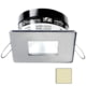 I2Systems Inc Apeiron Pro A503 3W LED Spring Mount Light, Square/Square, Warm White/Brushed Nickel Finish, A503-44CBBR