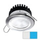 I2Systems Inc Apeiron PRO A506 6W LED Spring Mount Light, Round, Cool White /Blue/Brushed Nickel Finish, A506-41AAG-E