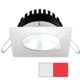 I2Systems Inc Apeiron PRO A506 6W LED Spring Mount Light, Square/Round, Cool White /Red/White Finish, A506-32AAG-H