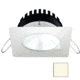 I2Systems Inc Apeiron PRO A506 6W LED Spring Mount Light, Square/Round, Neutral White/White Finish, A506-32BBD