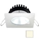 I2Systems Inc Apeiron PRO A506 6W LED Spring Mount Light, Square/Round, Neutral White/White Finish, A506-32BBD