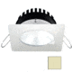 I2Systems Inc Apeiron PRO A506 6W LED Spring Mount Light, Square/Round, Warm White/White Finish, A506-32CBBR