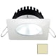 I2Systems Inc Apeiron PRO A506 6W LED Spring Mount Light, Square/Round, Warm White/White Finish, A506-32CBBR