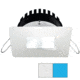 I2Systems Inc Apeiron PRO A506 6W LED Spring Mount Light, Square/Square, Cool White /Blue /White Finish, A506-34AAG-E