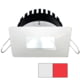 I2Systems Inc Apeiron PRO A506 6W LED Spring Mount Light, Square/Square, Cool White /Red /White Finish, A506-34AAG-H