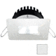 I2Systems Inc Apeiron PRO A506 6W LED Spring Mount Light, Square/Square, Cool White/White Finish, A506-34AAG