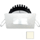 I2Systems Inc Apeiron PRO A506 6W LED Spring Mount Light, Square/Square, Neutral White/White Finish, A506-34BBD