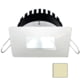 I2Systems Inc Apeiron PRO A506 6W LED Spring Mount Light, Square/Square, Warm White White/White Finish, A506-34CBBR
