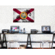 iCanvas Florida Flag, Grudge Palm Trees Canvas Print, Multi, 40x26x0.75 FLG597-1PC3-40x26