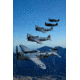 iCanvas Formation Of P-47 Thunderbolts Flying Over Chino, California by Stocktrek Images Canvas Print, Multi, 18x12 TRK403-1PC3-18x12