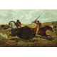 iCanvas Life on the Prairie - the Buffalo Hunt, 1862 by N. Currier Canvas Print, Multi, 26x40x0.75 BMN624-1PC3-40x26