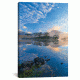 iCanvas Misty Morning Reflection Of Twelve Bens II, Derryclare Lough, Connemara, County Galway, Connacht Province, Republic Of Ireland by Gareth McCormack Canvas Print, Multi, 18 x 12 GAR58-1PC3-18x12