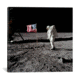 iCanvas Neil Armstrong Placing American Flag on the Moon by NASA Canvas Print, Multi, 18x18, 11047-1PC3-18x18