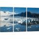 iCanvas Reflection Of Fjallsjokull I, Fjallsarlon Glacier Lake, Vatnajokull National Park, Sudurland, Iceland by Gareth McCormack Canvas Print, Multi, 40 x 60 GAR73-3PC3-60x40