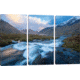 iCanvas Winter Sunset, Glencullen River, County Mayo, Connacht Province, Republic Of Ireland by Gareth McCormack Canvas Print, Multi, 40 x 60 GAR103-3PC3-60x40