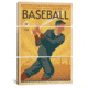 iCanvas Baseball by Anderson Design Group Print, Multi, 60x40x0.75, 3P ADG230-3PC3-60x40
