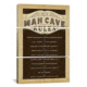 iCanvas Man Cave Rules by Anderson Design Group Print, Multi, 60x40x0.75, 3P ADG262-3PC3-60x40