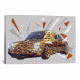 iCanvas Street Cheetah by Ginger Canvas Print, Multi, 26x18x0.75 ICA977-1PC3-26x18