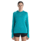 Icebreaker 125 Cool-Lite Sphere Long Sleeve Hoodie - Womens, Flux Green, Medium, IB0A56EX861M