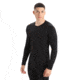 Icebreaker 200 Oasis Long Sleeve Crewe - Mens, Black, Extra Small, IB104365001XS
