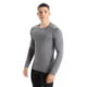 Icebreaker Merino 200 Oasis LS Crewe - Men's, Gritstone Heather, Extra Large, IB104365013XL