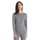 Icebreaker 200 Oasis Long Sleeve Crewe - Women's, Gritstone Heather, Large, IB104375013L