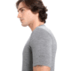 Icebreaker 200 Oasis Short Sleeve Crewe Thermal Top - Mens, Gritstone Heather, Large, IB104509013L
