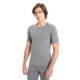 Icebreaker 200 Oasis Short Sleeve Crewe Thermal Top - Men's, Gritstone Heather, Medium, IB104509013M