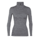 Icebreaker 260 Tech Long Sleeve Half Zip - Womens, Gritstone HTHR, Small, 104390013S