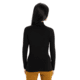 Icebreaker 260 Tech Long Sleeve Turtleneck Thermal Top - Womens, Black, Large, IB0A56IF001L