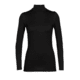 Icebreaker 260 Tech Long Sleeve Turtleneck Thermal Top - Womens, Black, Large, IB0A56IF001L