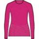 Icebreaker 260 ZoneKnit Long Sleeve Crewe Thermal Top - Women's, Tempo/Electron Pink/Cb, Extra Small, IB0A56HL858XS