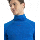 Icebreaker 300 MerinoFine Long Sleeve Roll Neck Thermal Top - Mens, Lazurite, 2XL, IB0A56KO580XXL