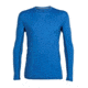 Icebreaker Aero Long Sleeve Crew - Men's-Pelorus/Stealth-Large