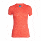Icebreaker Amplify Short Sleeve Low Crewe - Womens, EMBER HTHR, L, 104765601L