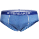 Icebreaker Anatomica Briefs - Men's-Stripe Cobalt/Capri-X-Large