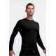Icebreaker Anatomica Long Sleeve Crewe T-Shirt - Mens, Black, Medium, IB103032001M
