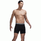 Icebreaker Anatomica Relaxed Boxer w/Fly - Men's-Black/Mineral-Medium