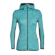 Icebreaker Away Long Sleeve Zip Hood Showers - Women's, Ocean/Monsoon, Medium, 104079301M