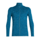 Icebreaker Awithay Long Sleeve Zip - Mens, Thunder/Isle, Large, 104693401L